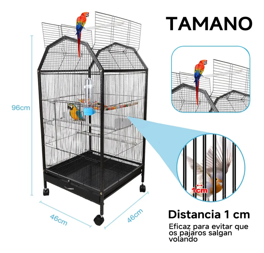 Viveiro Supremo Para Calopsita Papagaio Ringneck Aves Luxo